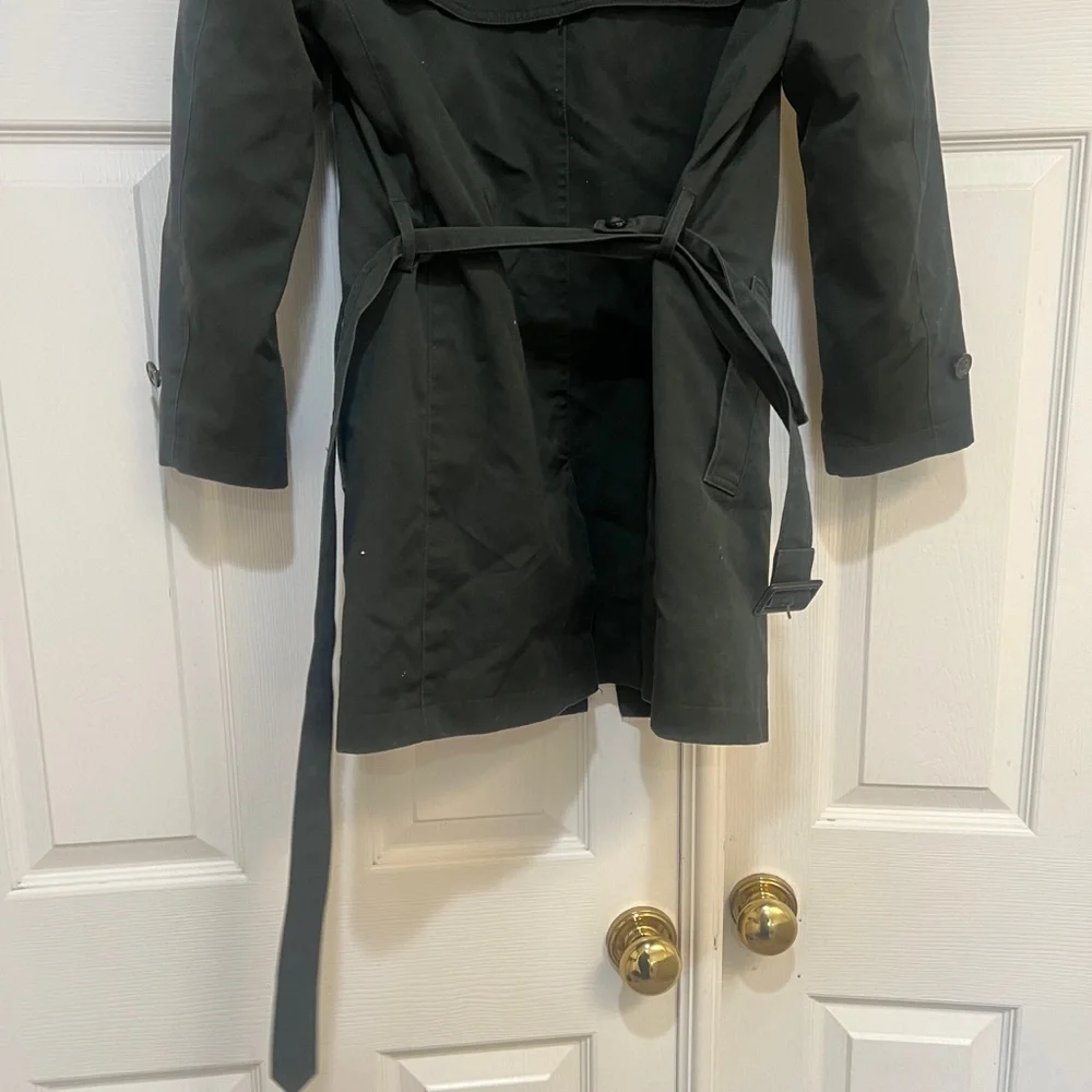 LAUREN Ralph Lauren Big Boy's 10 R Trench Removable Liner Coat -‎ Dark Olive